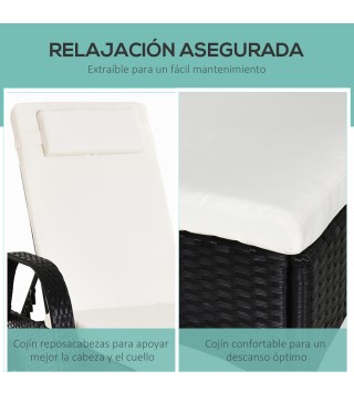Tumbona de Ratán