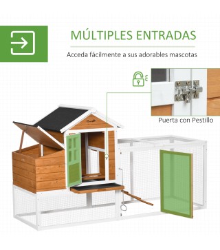 Gallinero de Madera