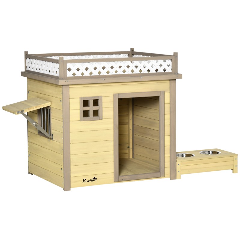 Casa para Perros de Madera Casa para Perros de Madera