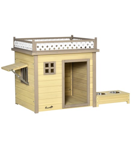 Casa para Perros de Madera