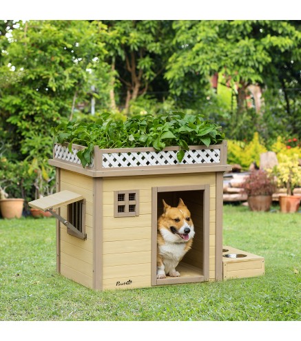 Casa para Perros de Madera