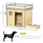 Casa para Perros de Madera Casa para Perros de Madera