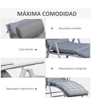 Tumbona Plegable