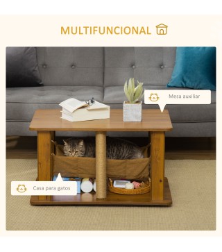 Casa para Gatos de Madera