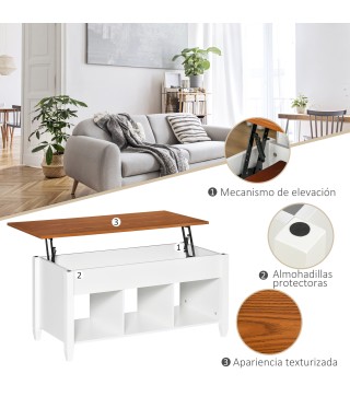 Mesa de Centro Elevable