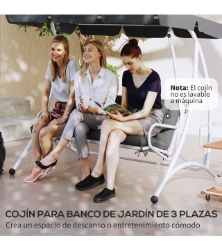 Cojín para Banco con Respaldo