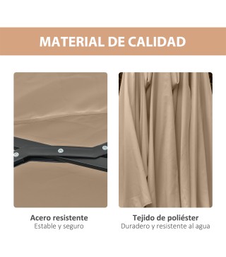 Sombrilla Doble de Jardín