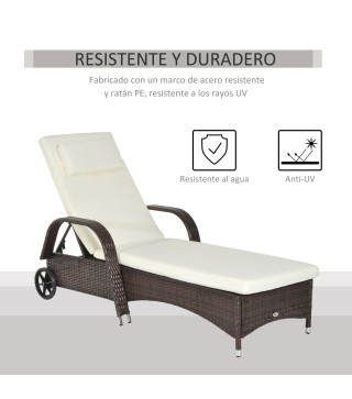 Tumbona de Ratán
