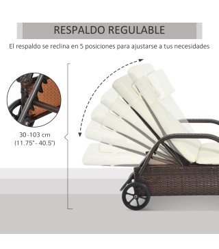 Tumbona de Ratán