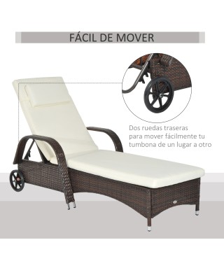 Tumbona de Ratán