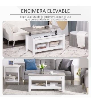 Mesa de Centro Elevable