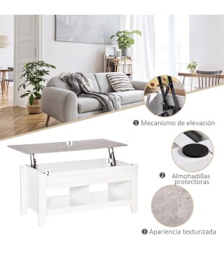 Mesa de Centro Elevable