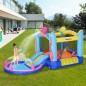 Castillo Inflable Infantil con Tobogán Cama de Salto Piscina Inflador y Bolsa de Transporte 360x175x180 cm Multicolor