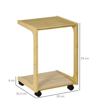 Mesa Auxiliar con Ruedas