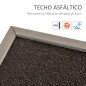 Armario para Terraza de Madera con 2 Estantes Interiores 2 puertas y Techo Inclinado para Exterior Terreza 87x46,5x96,5 cm Gris Armario para Terraza de Madera con 2 Estantes Interiores 2 puertas y Techo Inclinado para Exterior Terreza 87x46,5x96,5 cm Gris