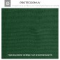 Techo de Repuesto para Cenador, 3x3 m, Cubierta de Repuesto con 8 Orificios de Drenaje, Ventilación y Protección UV, SOLO Toldo