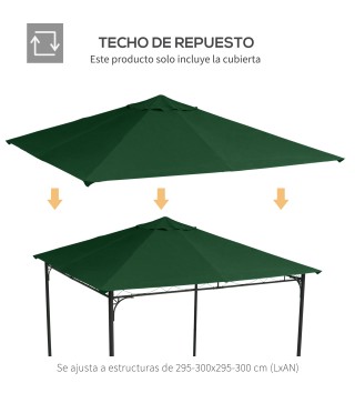 Techo de Repuesto para Cenador