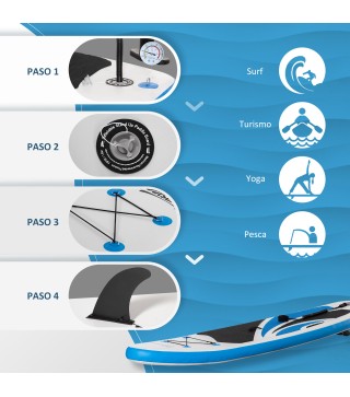 Tabla de Paddle Surf Hinchable