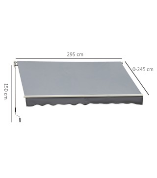 Toldo Manual Retráctil