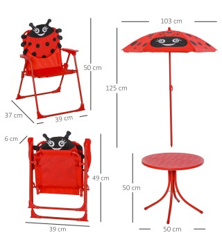 Conjunto de Picnic Plegable Infantil