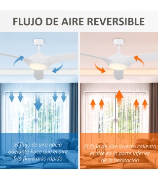 Ventilador de Techo con Luz