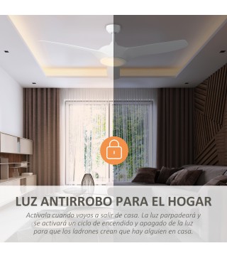 Ventilador de Techo con Luz
