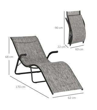 Tumbona Plegable