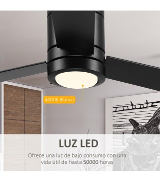 Ventilador de Techo con Luz