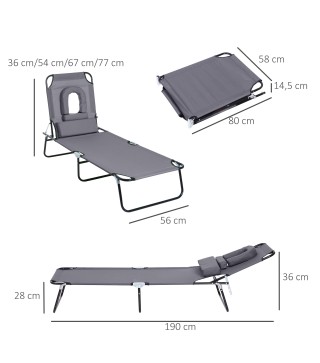 Tumbona Plegable