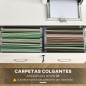 Cajonera de Oficina con 2 Cajones para Carpetas Colgantes con Cerradura y 2 Llaves 77x42x72 cm Blanco