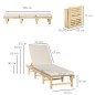 Tumbona Plegable