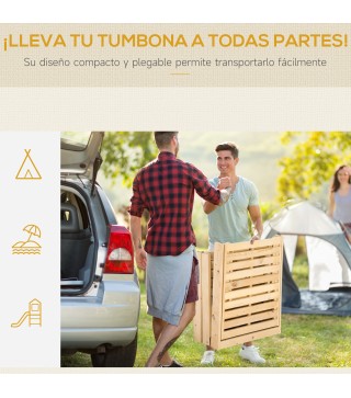 Tumbona Plegable