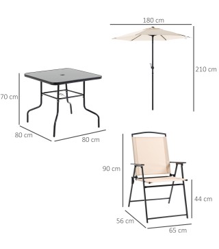 Conjunto de Muebles para Jardín