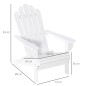 Adirondack Silla Adirondack Silla