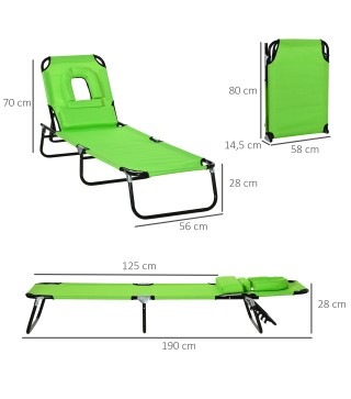 Tumbona Plegable