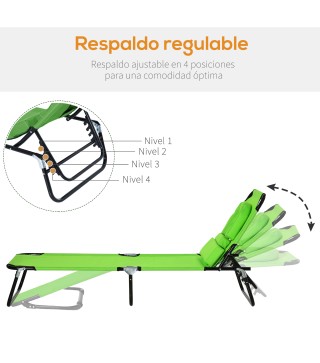 Tumbona Plegable