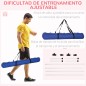 Set de Entrenamiento de Agilidad para Perros Mascotas 4 Piezas Obstáculos Vallas de Salto con Altura Ajustable y Bolsa de Transp