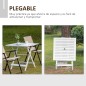 Mesa de Jardín Plegable Mesa de Jardín Plegable