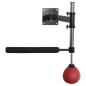 Bola de Velocidad de Boxeo Montado en Pared Altura Ajustable con Barra Giratoria e Inflador Punching Ball para Adultos y Adolesc