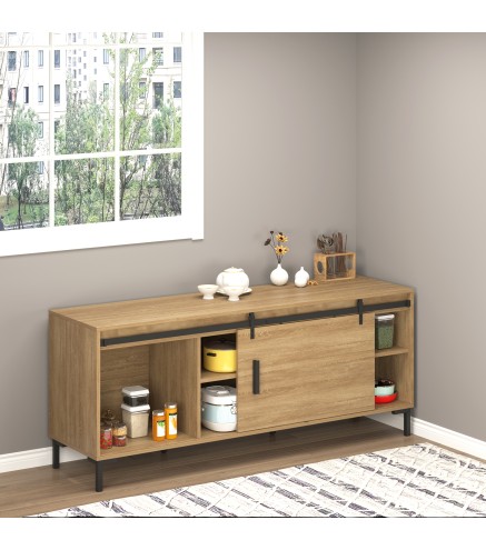 Mini Herraje para Puerta Corredera 200 cm Kit de Accesorios para Puerta Corrediza de Madera con 2 Rieles de Acero al Carbono Car