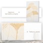 Cuadro de Arte en Lienzo Hojas de Ginkgo Biloba 90x60 cm 1 Parte Impresión Artística para Decoración de Pared en Salón Oficina D