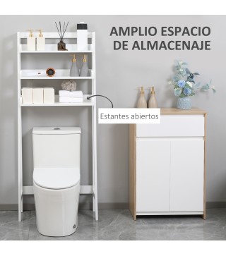 Estantería sobre Inodoro