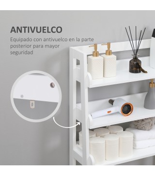 Estantería sobre Inodoro