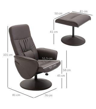 Sillón Reclinable Otomana