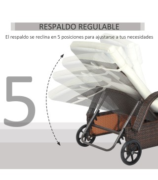 Tumbona de Ratán
