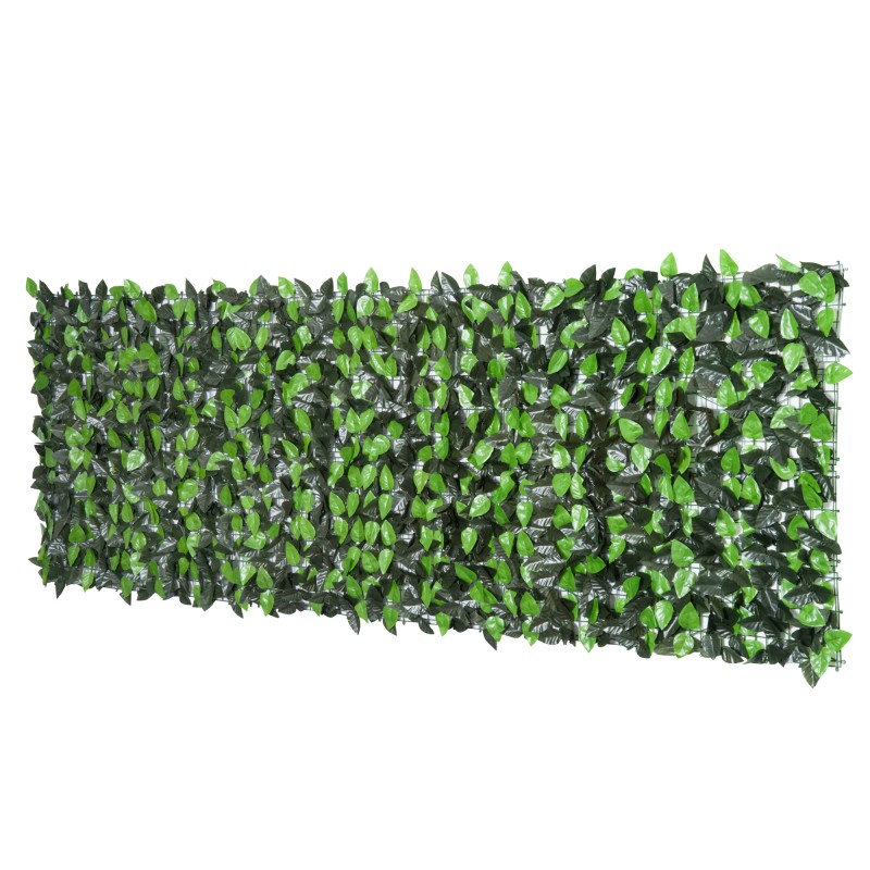 Seto Artificial en Rollo 3x1 m Pantalla de Cerca de Privacidad para Balcón Valla Jardín Exterior Planta Decorativa de Pared PE F