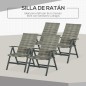 Silla Plegable Ratán Silla Plegable Ratán