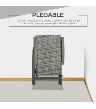 Silla Plegable Ratán