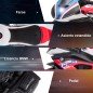 Moto Eléctrica BMW HP4 para +18 Meses con Música USB Velocidad 2,5 km/h Avance y Retroceso 82,5x42x54 cm Rojo