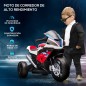 Moto Eléctrica BMW HP4 para +18 Meses con Música USB Velocidad 2,5 km/h Avance y Retroceso 82,5x42x54 cm Rojo
